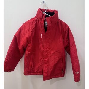 Wed'ze sky Red  jacket stratermic unixes size 12 kids